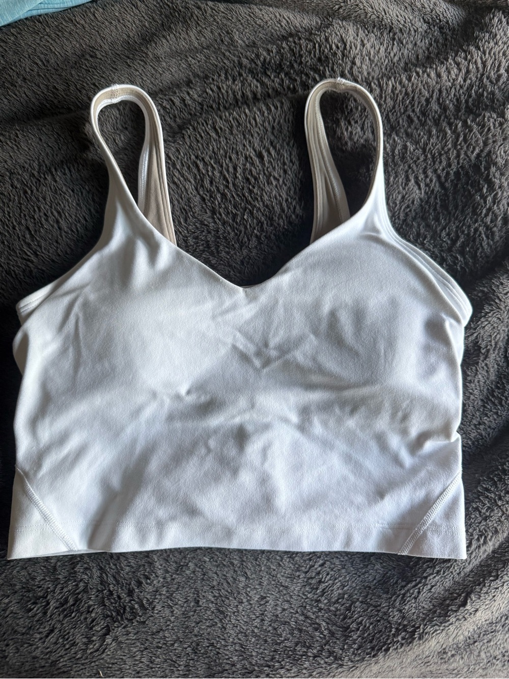 Lululemon white align tank top. Size 6